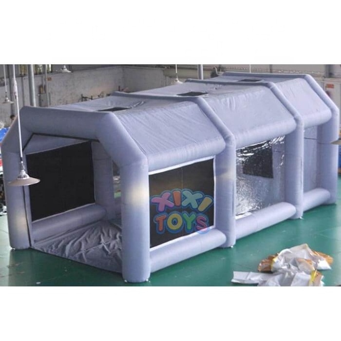 XIXI outdoor auto blow up car garage inflatable spray paint booth tent for cars