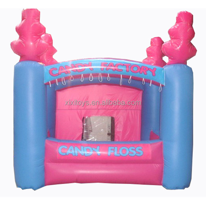 inflatable candy floss stand carnival inflatable popcorn booth birthday party blow up candy factory booth tent