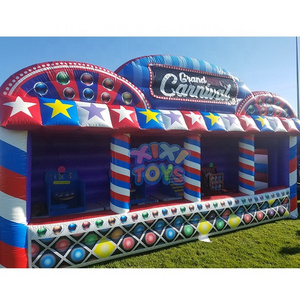 XIXI TOYS Outdoor Portable Carnival Amusement Game Booth Advertising Inflatable Grand Carnival Booth