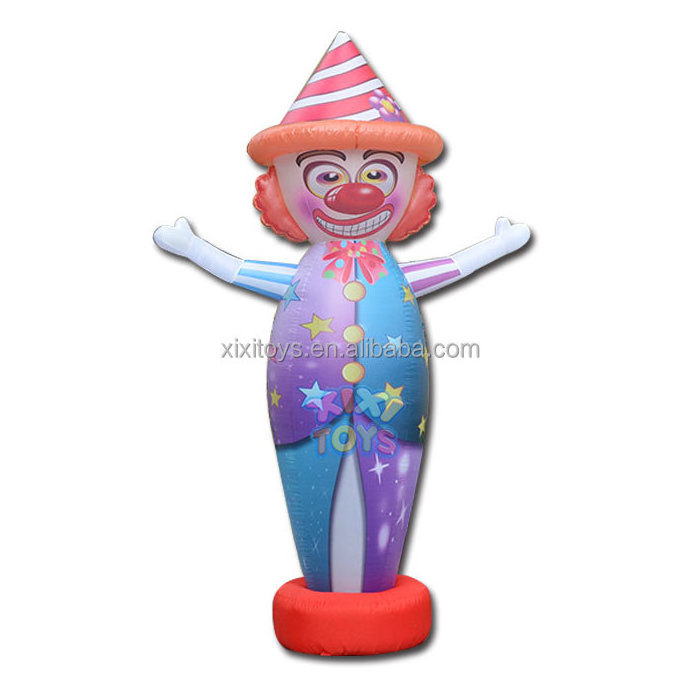 Outdoor attractive giant inflatable clown cartoon figures/inflatable clown models