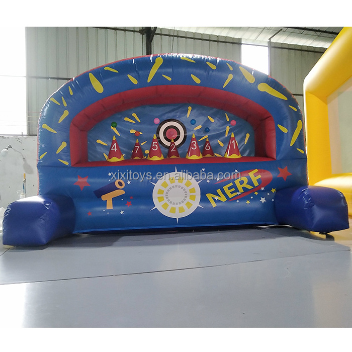 indoor/outdoor kids inflatable carnival games inflatable floating balls shooting games for event