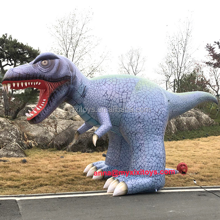 XIXI TOYS Customized Outdoor full printing Giant inflatable dinosaur model,Blow up dragon replicate for exhibition