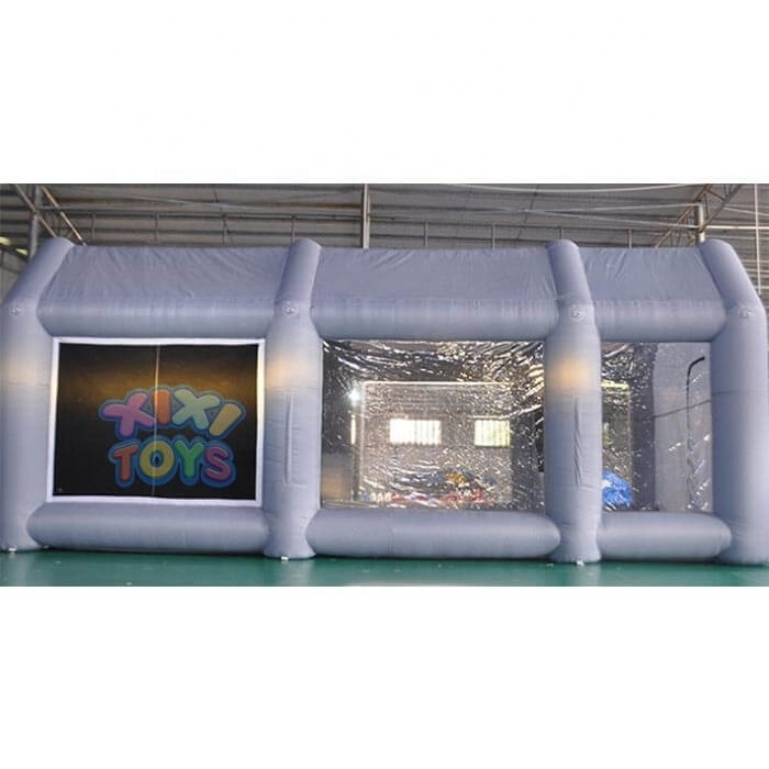 XIXI outdoor auto blow up car garage inflatable spray paint booth tent for cars