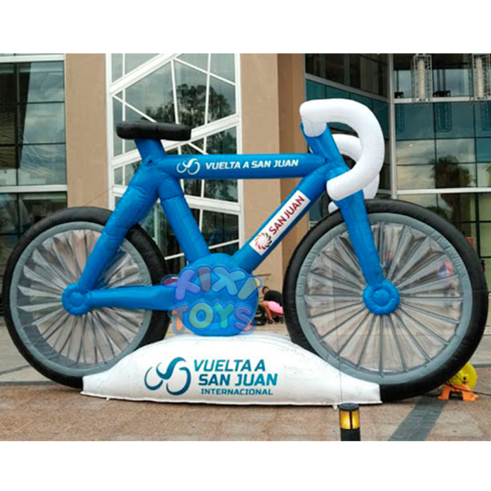 XIXI TOYS 2022 Custom blow up outdoor display inflatable bike model/inflatable bicycle models for advertising