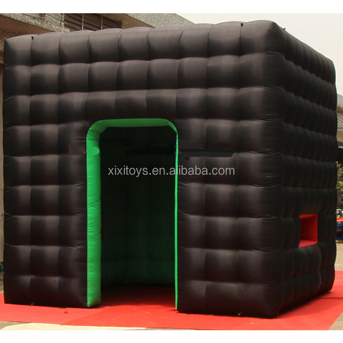 Outdoor Blow Up Led Light Cube Tent Inflatable Marquee Tents Inflatable Cube Party Nightclub Tents For Event Party