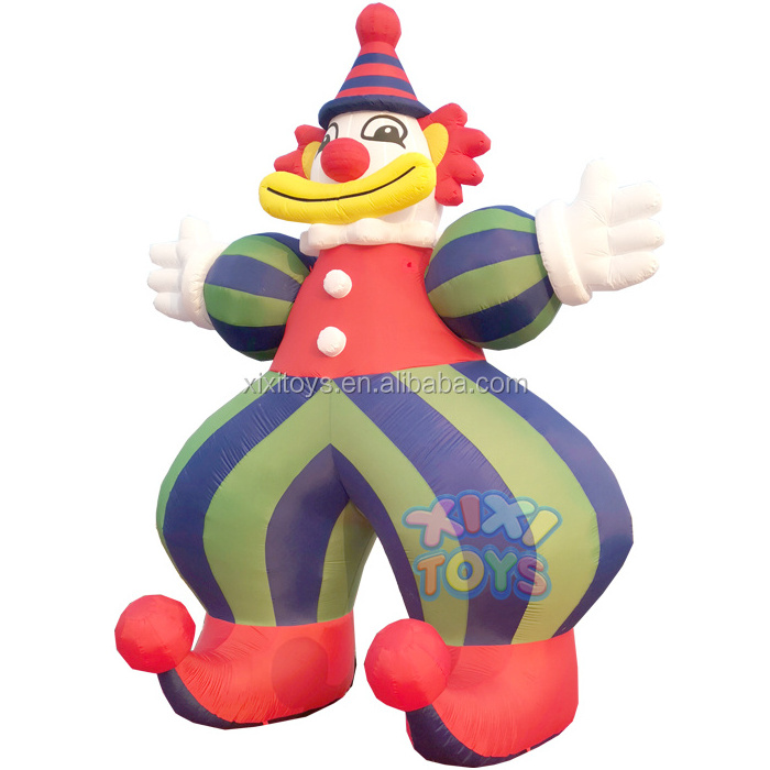 Outdoor attractive giant inflatable clown cartoon figures/inflatable clown models