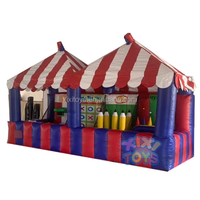 XIXI TOYS Outdoor Portable Carnival Amusement Game Booth Advertising Inflatable Grand Carnival Booth