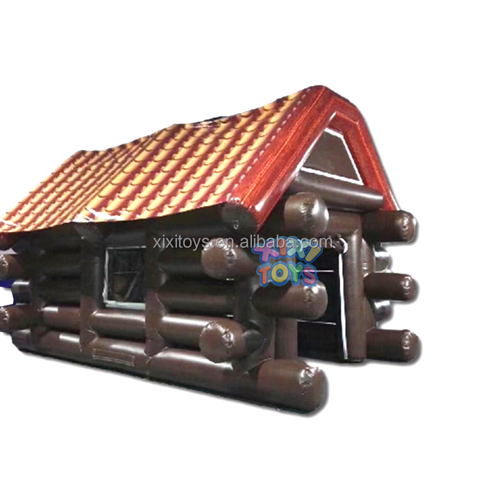 XIXI toys wooden inflatable ski hut house, inflatable party tent for sale