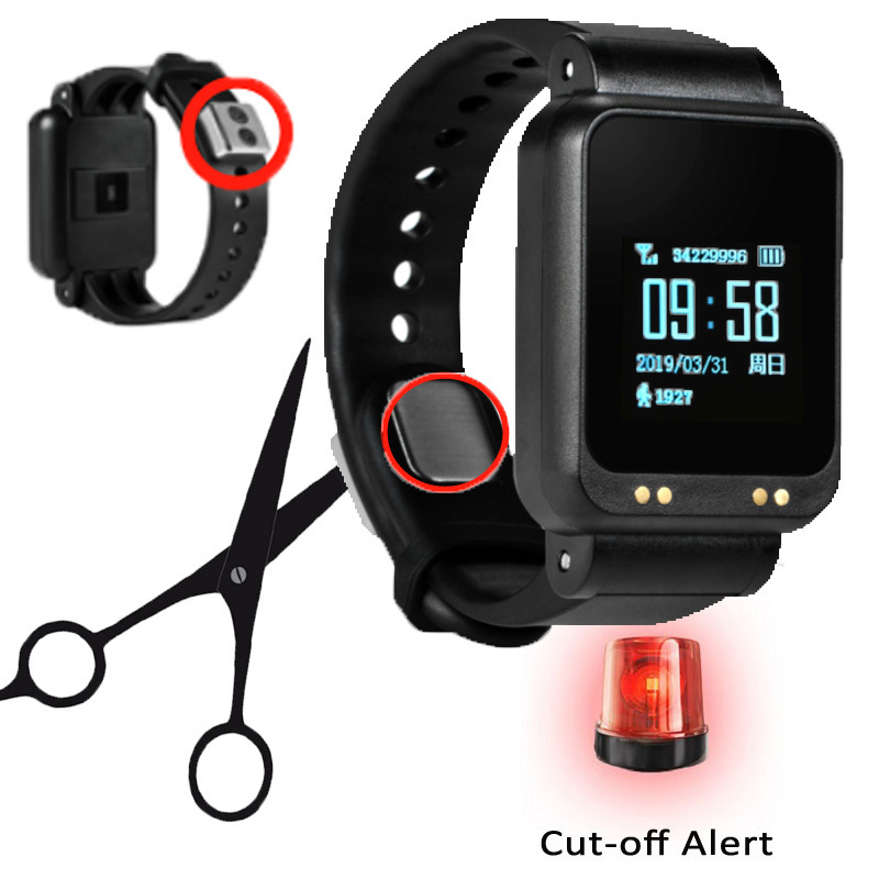 Fake House Arrest Ankle Prisoner Gps Tracking ankle With 4g Two-way Call Customization