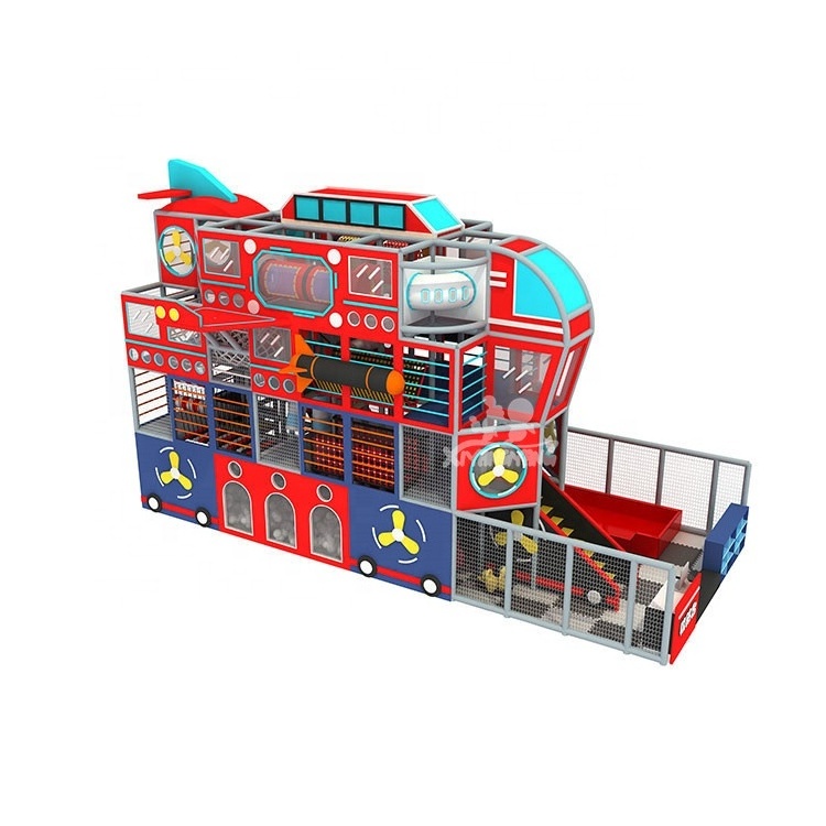 Custom Airplane Design Indoor Playground Equipment Game Center Kids Indoor Playground