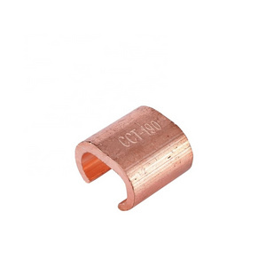 C type copper connecting clamps Copper C Crimps connector wire clamp