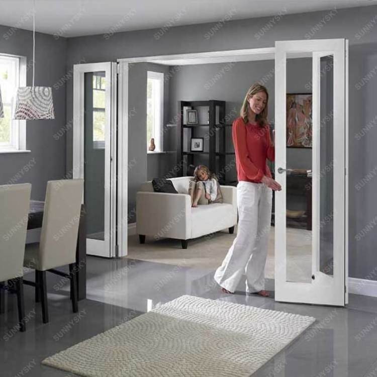 XIYATECH new arrival low price sliding folding glass door doors glass sliding patio aluminum bi folding door