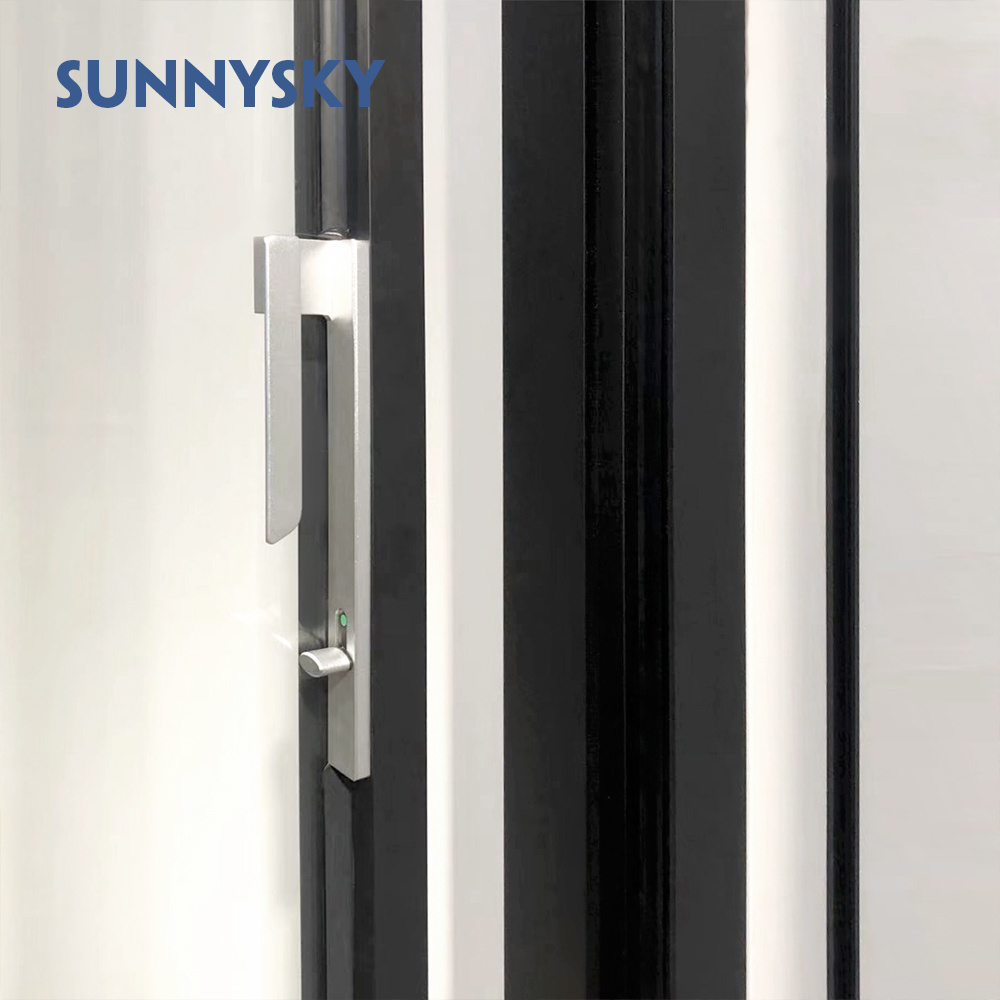 Exterior sound insulation aluminum sliding Low-E glass door