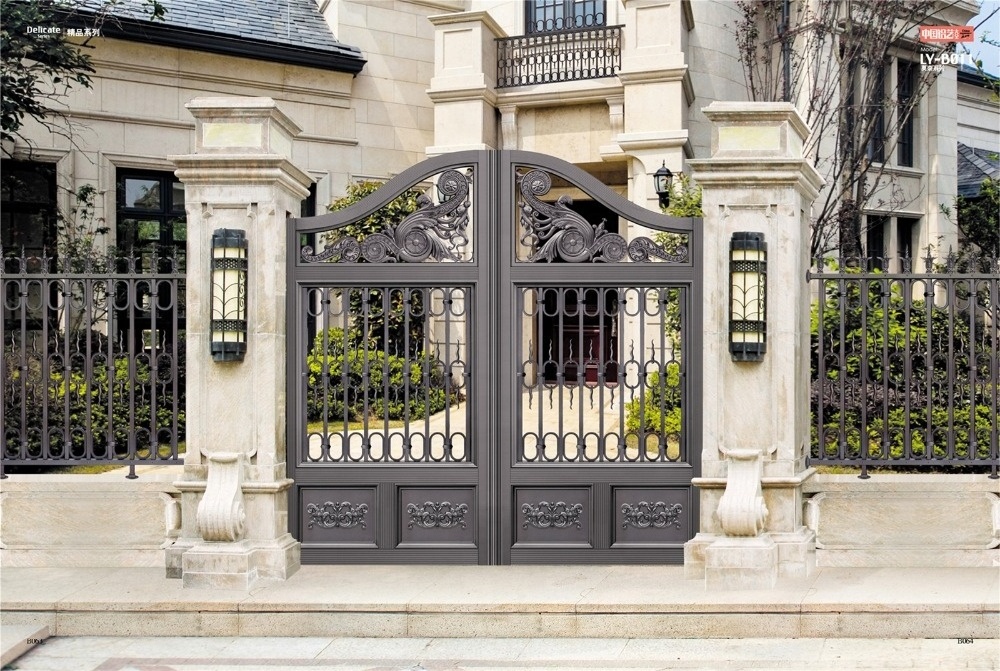 aluminum gate grill fence design