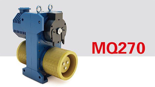 Elevator parts Traction machine MQ270 Monadrive gearless motor 320kg/400kg