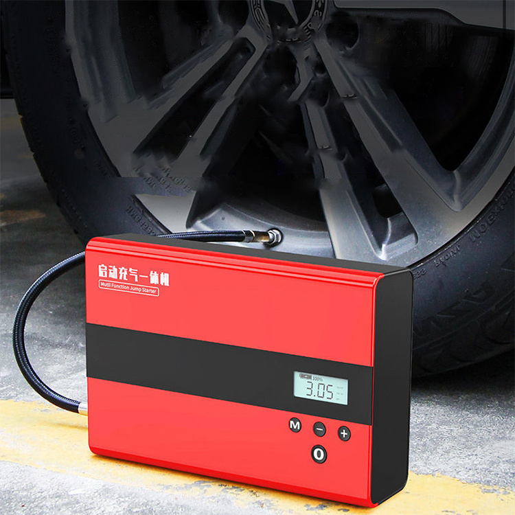 Car Jump Starter with Air Compressor BUTURE 150PSI 2500A Car Battery Jump Starter Battery Pack Display Emergency Light