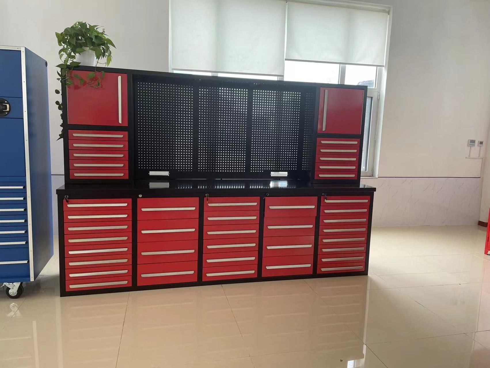 Wholesale Price Workshop Garage Metal Tool Cabinet/Tool Trolley/ Tool Cart with Handle And wheels