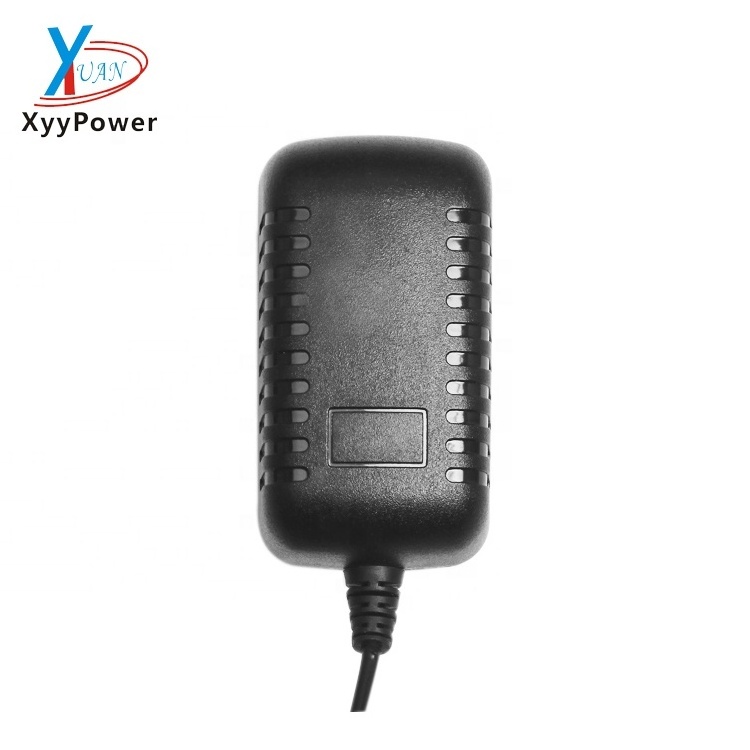 CE RoHS certified EU wall Plug ac dc 12V 2A power adapter with 1.2m dc cable with 5.5*2.5mm center positive