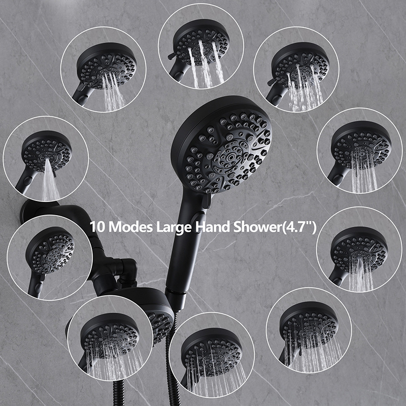 2023 Trending Product New Arrival Multi Functional Faucet Filtered Shower Head Tub Spout Bath Bathroom Shower Set