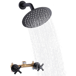 Amazon Hot sell factory outlet Bath & Shower Mixer Tap Bath Shower Set Bathroom Faucet for home hotel Bathroom or Bathtub