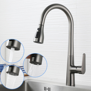 New Product Ideas Kitchen Tap Steel Single Handle Pull Out Pull Down Upc Kitchen Mixer Faucet