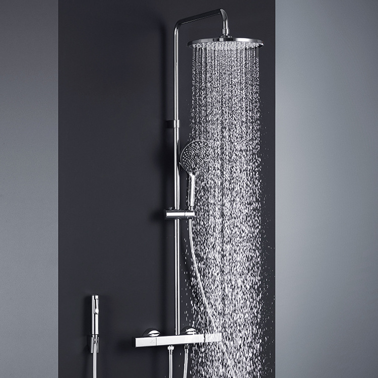 New Product Ideas Bathroom Wall Mounted Bath Faucets Mixers Taps Rain Luxury Shower System Shower Faucet Set