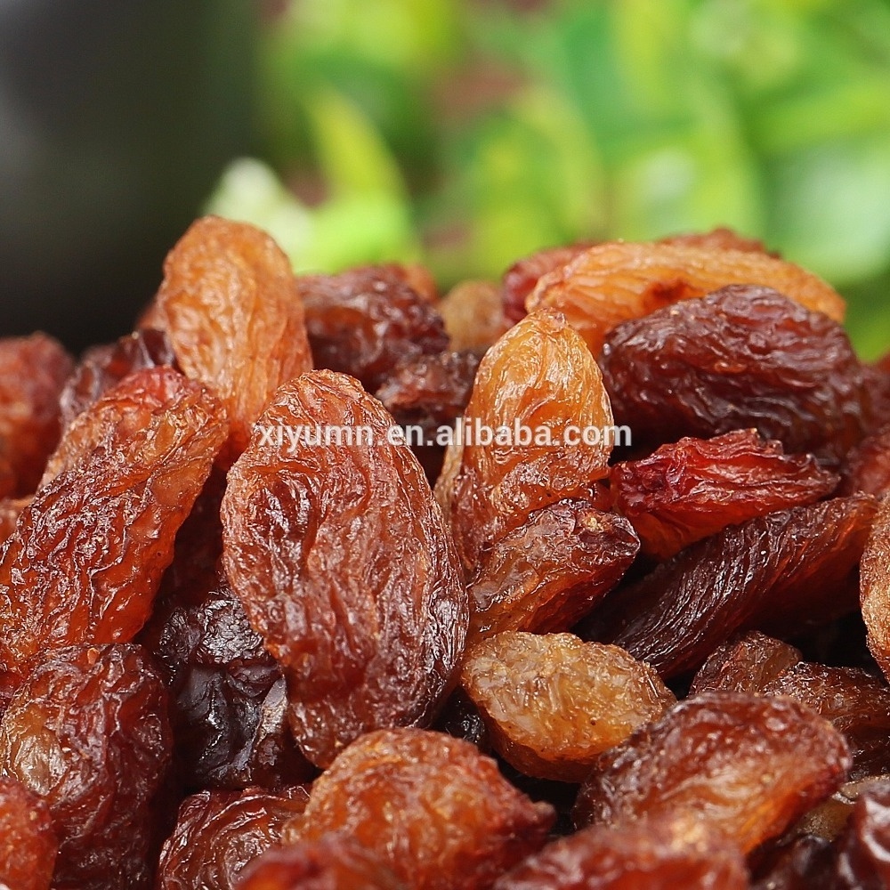 Wholesale Chinese Brown Red Raisins Natural Dried Fruit High Quality Raisins