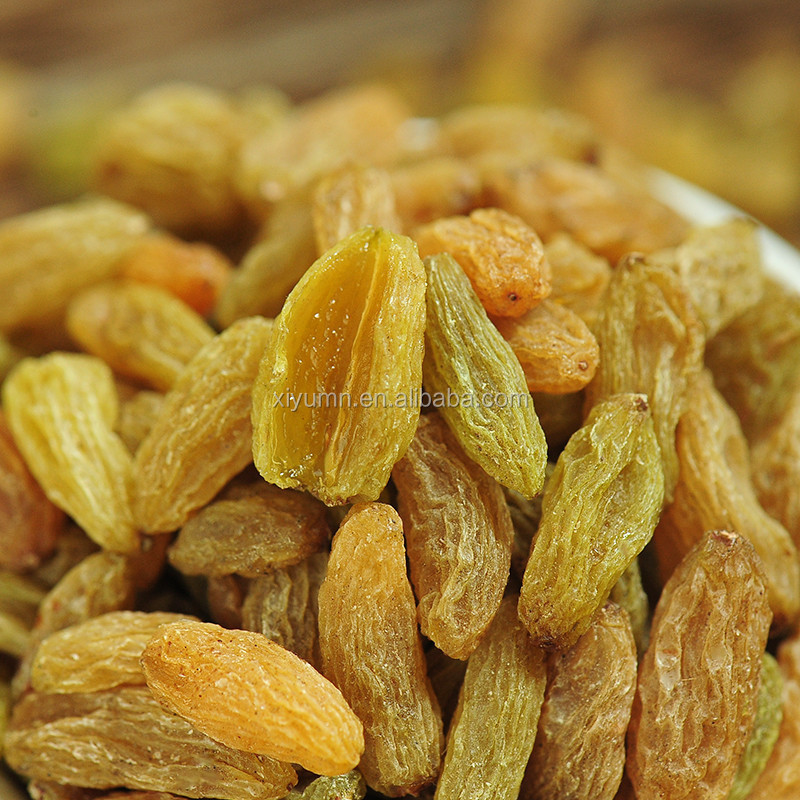 HACCP factory wholesale price of dried golden raisins yellow color direct  from Xinjiang cultivation base