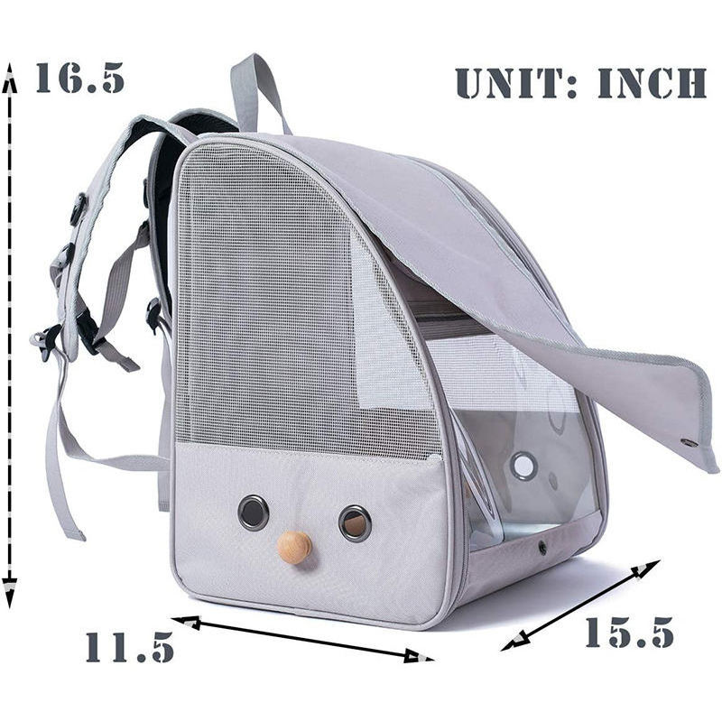 OEM Pet Carrier Backpack Small Animals Pet Carrier Mesh Ventilation Pet Travel Bag Backpack