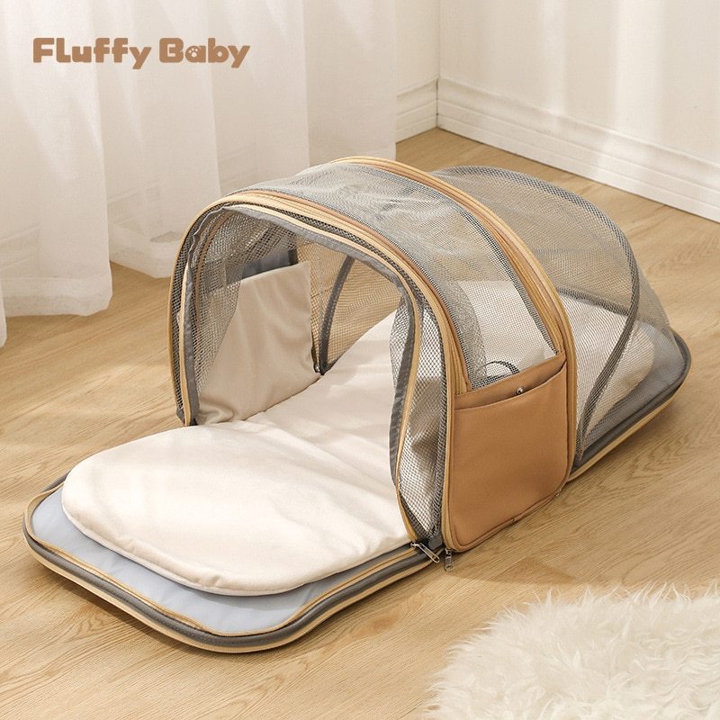 Portable Light Weight Puffer Dog Carrier Bag for Travel Small Dog/Cat Soft-Sided Carrier Pet Carrier Bag