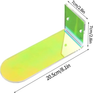 Acrylic Wall Mounted Floating Shoe Rack Sneaker Display Rack Iridescent Shoe Organizer For Shop Or Home Display