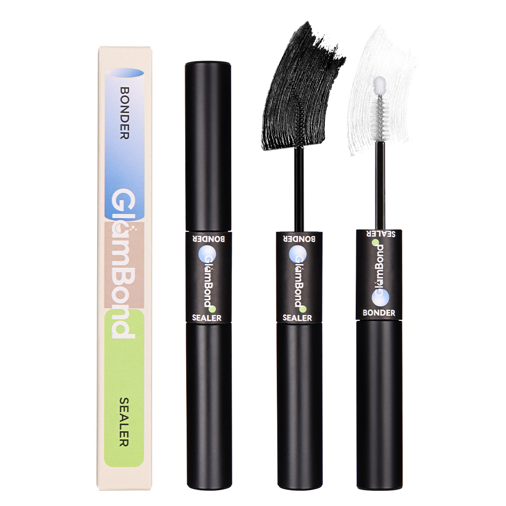 Eyelash Bond and Seal for DIY Lash Clusters Long Lasting Lash Glue Hold 48-72 Hours Waterproof Mascara Wand Makeup