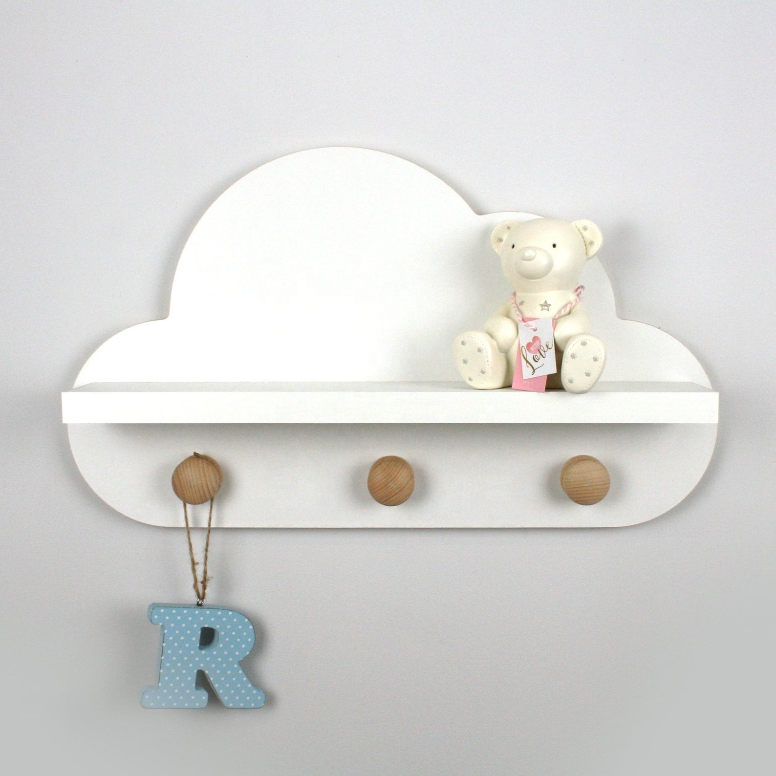 Cloud Ledge Hanger - Nursery Deco -   Book Shelf - Shelves - Wall Shelves