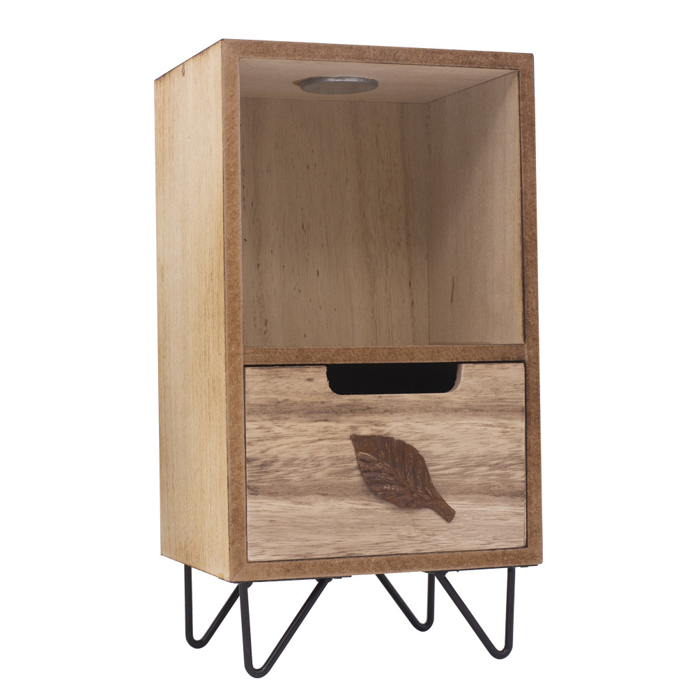 High Quality Wooden File Storage Cabinet With Straw Drawer For Home Furniture