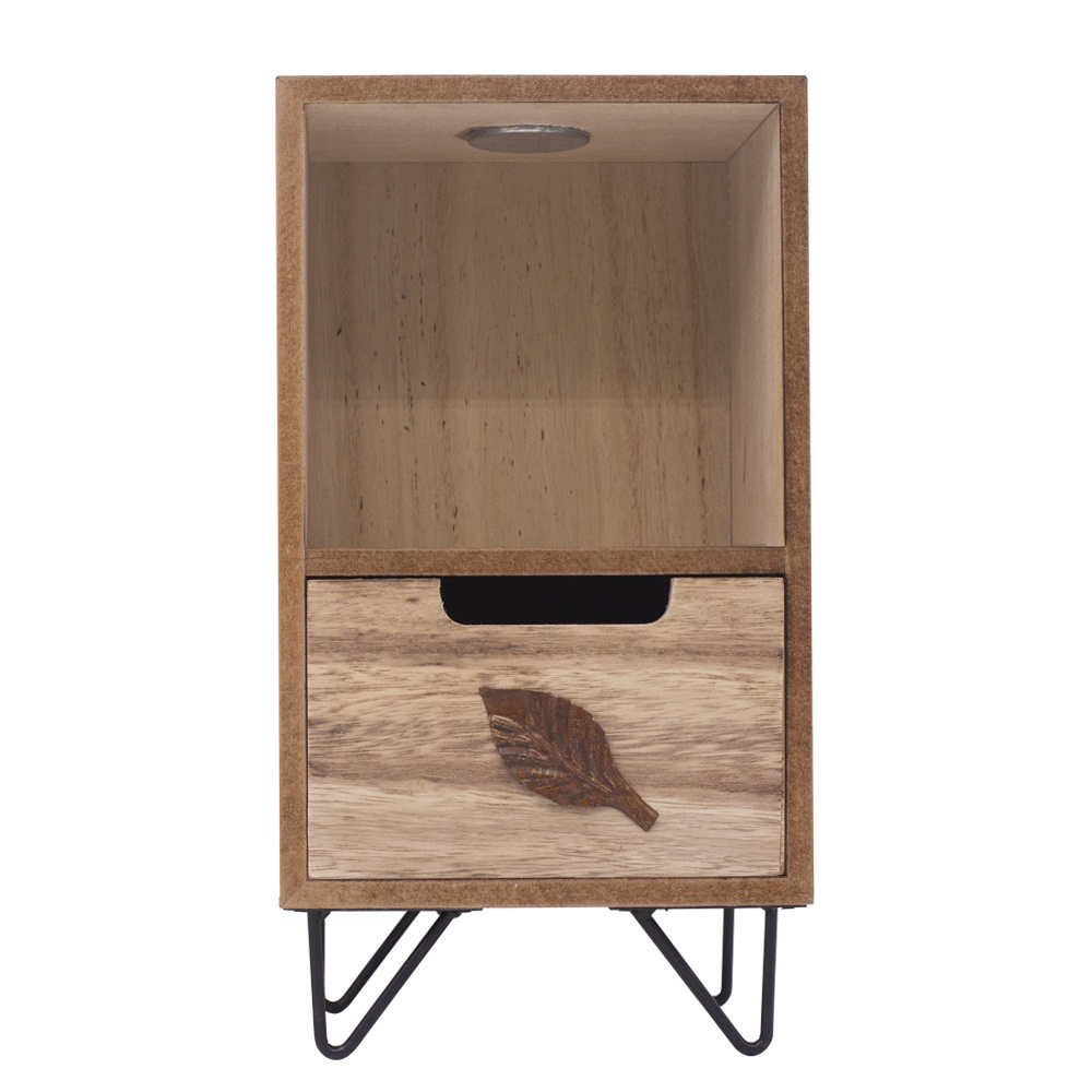 High Quality Wooden File Storage Cabinet With Straw Drawer For Home Furniture