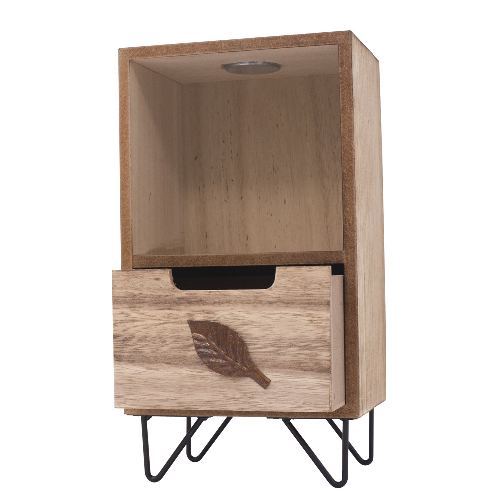 High Quality Wooden File Storage Cabinet With Straw Drawer For Home Furniture