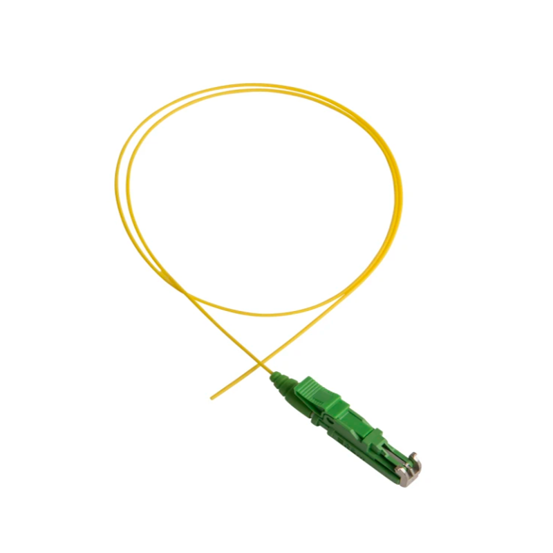 Factory Price 9/125 1m 1.5m 0.9mm G652D PVC LSZH Simplex Fiber Optic Pigtail E2000 connector