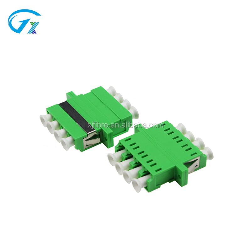 Multimode MM 4 Core LC OM3 OM4 quad acoplador de fibra optica glasvezel koppeling penggandeng serat opt ik fiber optic coupler