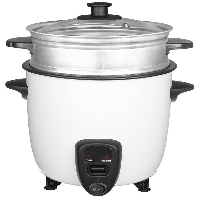 1.5L Top Quality Drum Electric Kitchen Rice Cooker Glass Single Household Electric Non Stick Multi Cooker 300 Stainless Steel