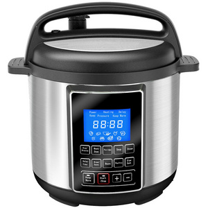 12876C pressure cooker with 24-hour delay and 6.0QT with stainless steel housing and 12 automatic functions