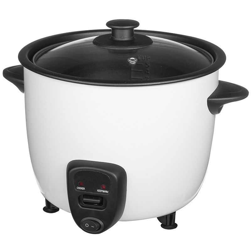 1.5L Top Quality Drum Electric Kitchen Rice Cooker Glass Single Household Electric Non Stick Multi Cooker 300 Stainless Steel