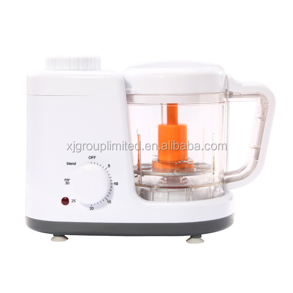 Mini Baby Food Blender Free Spare Parts Noise Proof Blender XJ-12406 Electric Plastic Stainless Steel 150W Heating 250W 400 0.5