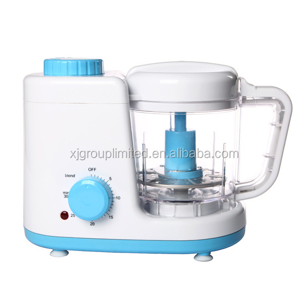 Mini Baby Food Blender Free Spare Parts Noise Proof Blender XJ-12406 Electric Plastic Stainless Steel 150W Heating 250W 400 0.5