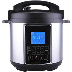 Fast Cooker High Pressure Cooker Multicooker Electric Pressure Cooker Stainless Steel 6QT 1000W LCD Display OEM ODM Household