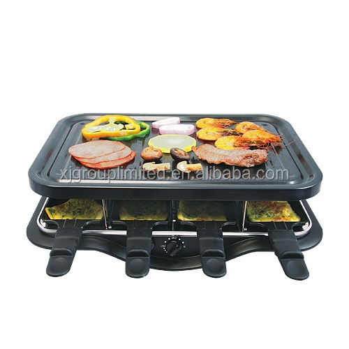 Electric hot stone /glass ceramic plate grill