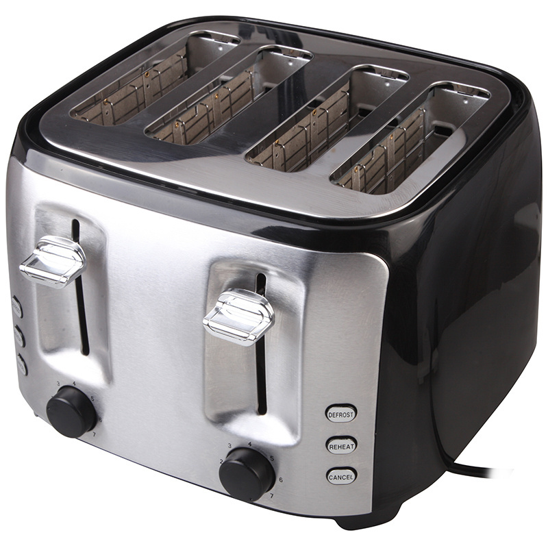 New style bread toaster 4 slice manual toaster with control cancel button