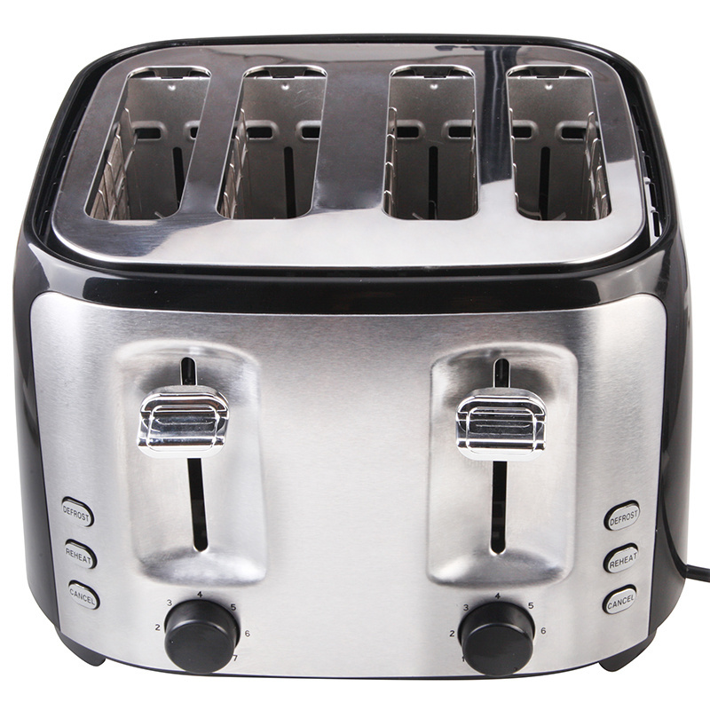 New style bread toaster 4 slice manual toaster with control cancel button