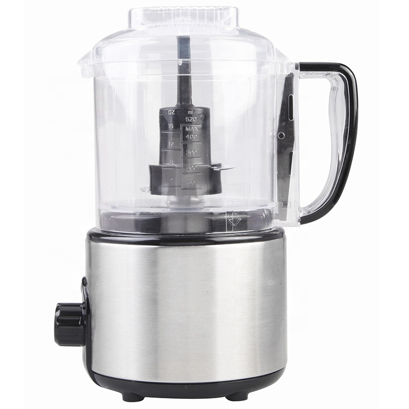 0.5L Capacity Electric Plastic Kitchen Chopper Meat Food Processor