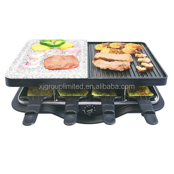 Electric hot stone /glass ceramic plate grill