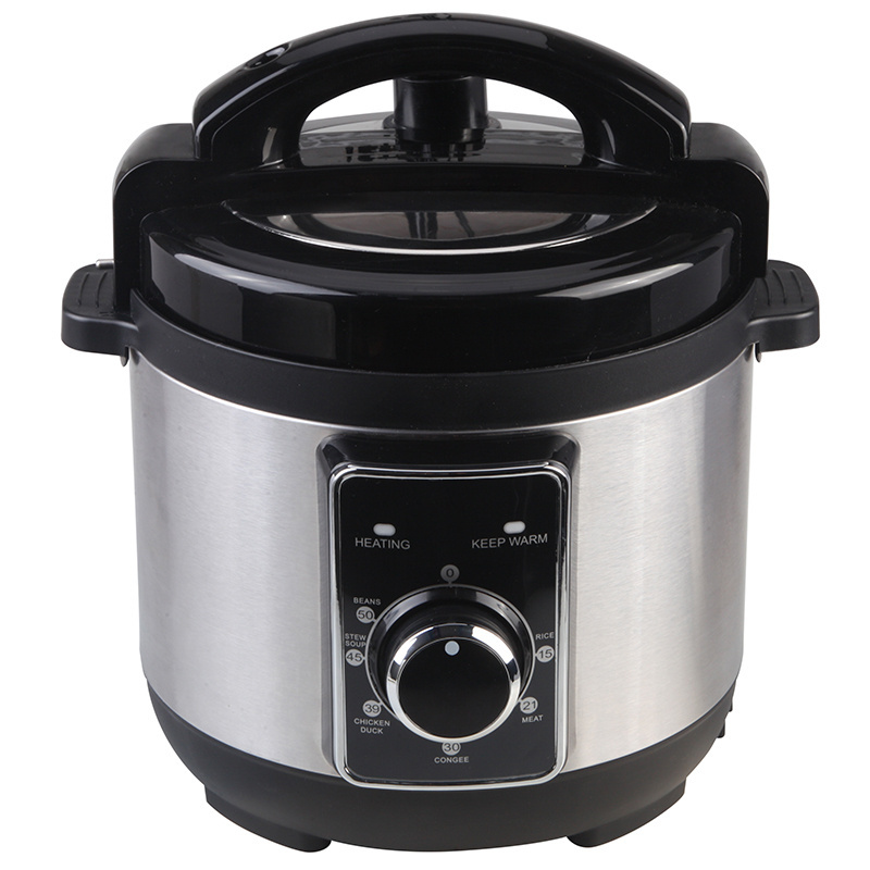 2QT 600W Eco-Friendly Pressure Cooker Pot Express Pot Pressure Pan